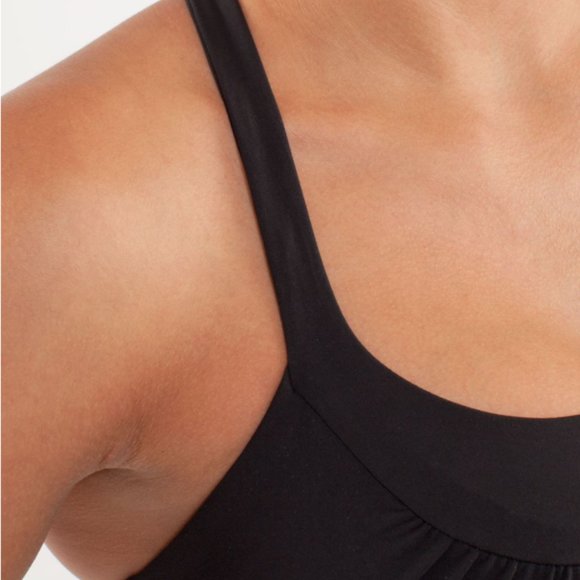 Lululemon Scoop Me Up Black Tank Women's Size 6 As New !! - Picture 12 of 13